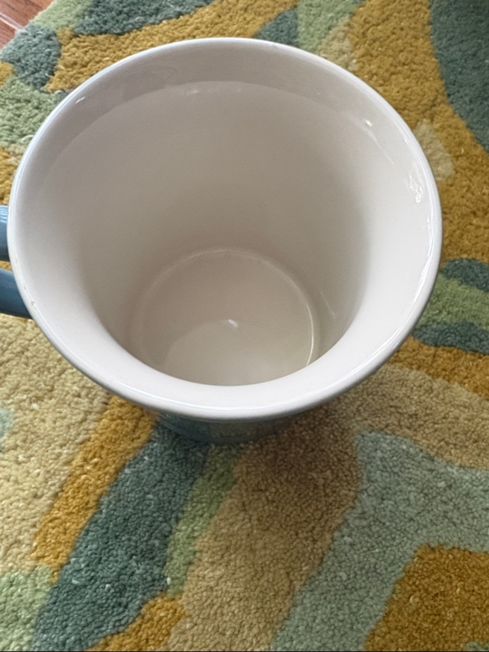 NWT Le Creuset Blue Chambray Stoneware Mug 14 oz - Picture 5 of 9